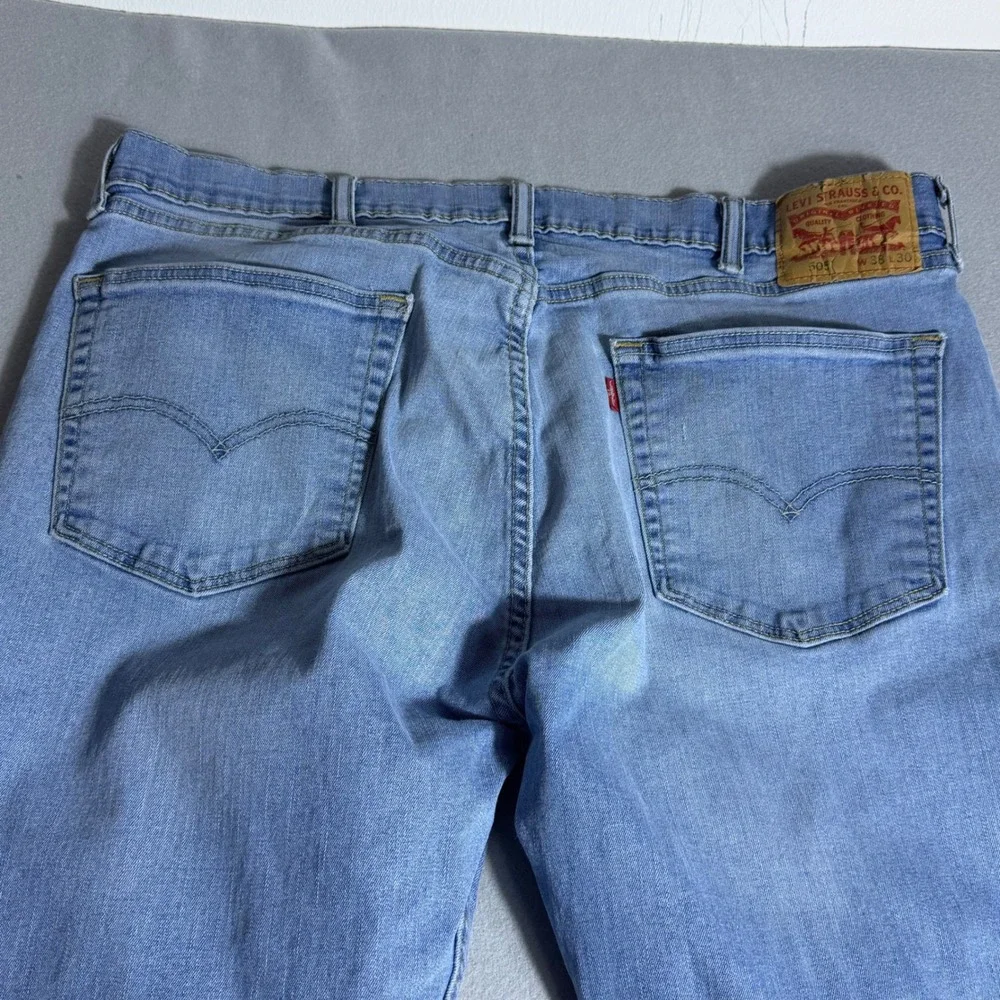 Levis 511 Slim Fit Jeans Mens 38x30 Medium Wash Blue Denim Stretch 04511-1907